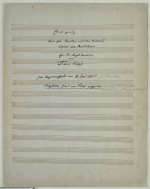 F. Liszt: Transkription 'Es ist genug', Titelblatt F. Liszt: Transkription 'Es ist genug', Titelblatt