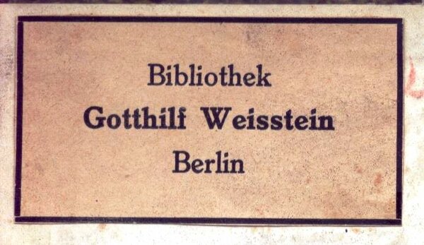 Weisstein, Gotthilf 