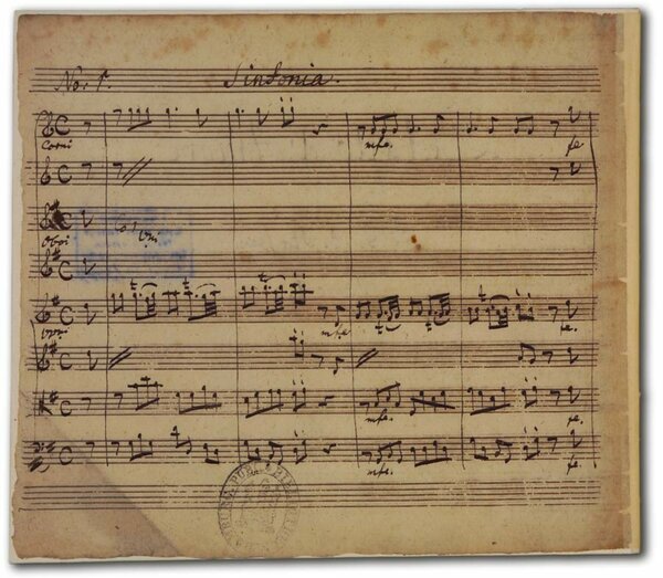 J. A. Hasse: L'asilo d'amore, D-Hs, ND VI 2929, fol. 1v J. A. Hasse: L'asilo d'amore, D-Hs, ND VI 2929, fol. 1v
