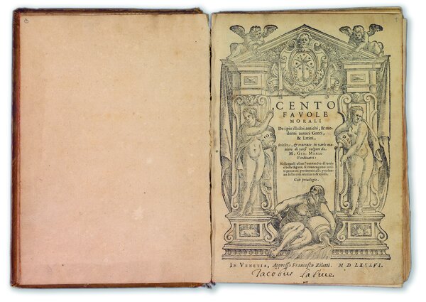 Giovanni Mario Verdizotti: Cento favole morali dei più illustri antichi, & moderni autori Greci & Latini