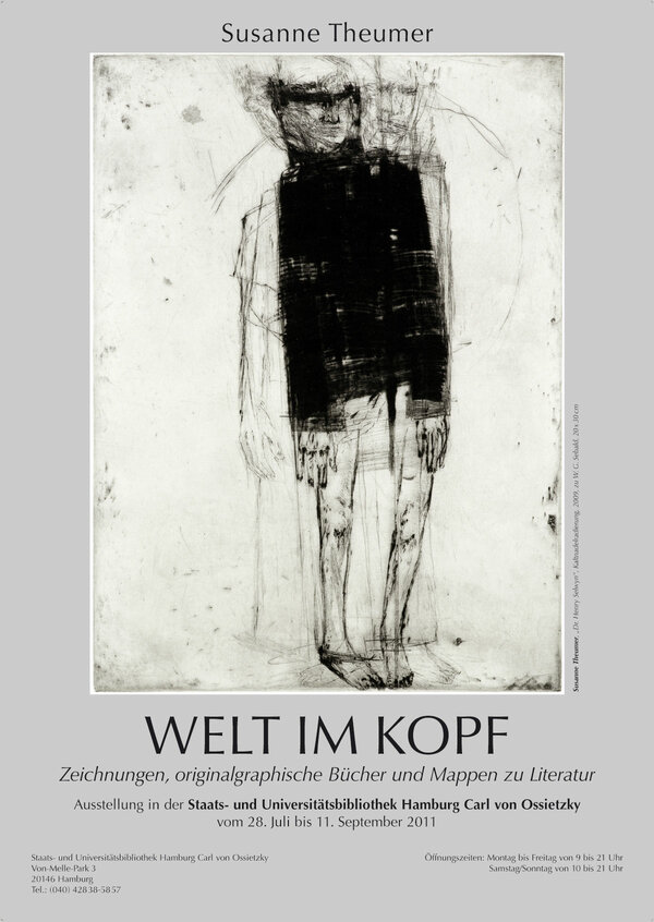 Susanne Theumer – WELT IM KOPF. Zeichnungen, originalgraphische Bücher und Mappen zu Literatur