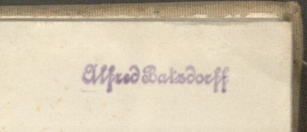 Stempel Alfred Batzdorff