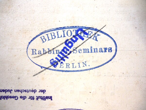 Bibliothek des Rabbiner-Seminars Berlin
