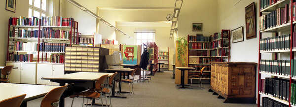 Lesesaal Linga-Bibliothek