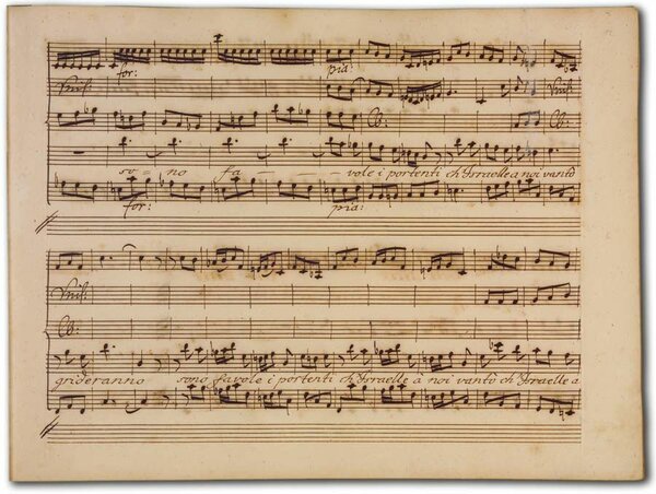 J. A. Hasse: Il cantico de' tre fanciulli (Fassung 1734),  D-Hs, ND VI 2458, fol. 14r