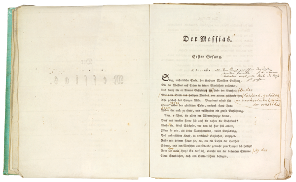 Messias, Friedrich Gottlieb Klopstock Messias, Friedrich Gottlieb Klopstock, II