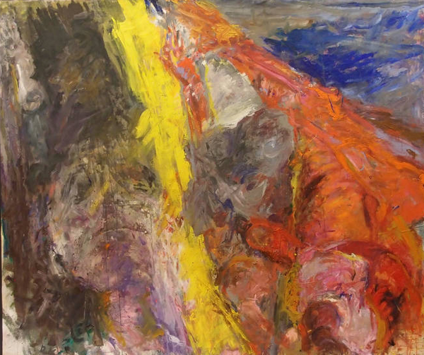 Zu Carl von Ossietzky - Erinnerung, 1990 Maler: Detlef Kappeler