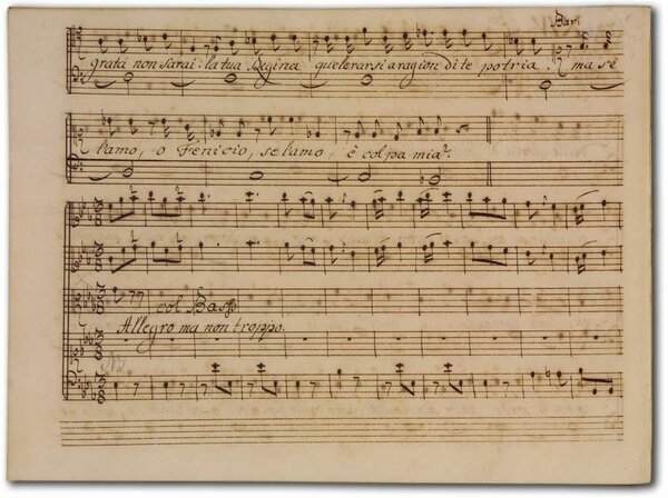 J. A. Hasse: Demetrio (Fassung 1740), D-Hs, ND VI 2936, Bd. 2, fol. 70v J. A. Hasse: Demetrio (Fassung 1740), D-Hs, ND VI 2936, Bd. 2, fol. 70v