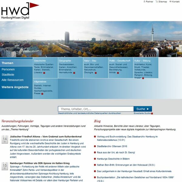 Das Projekt HamburgWissen Digital
