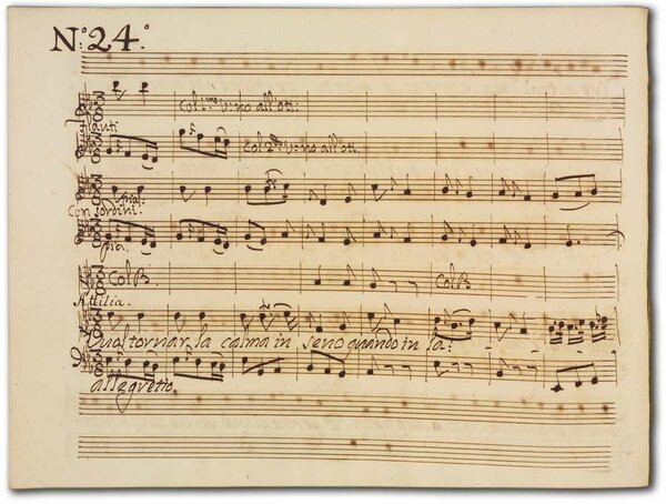 J. A. Hasse: Attilio Regolo, D-Hs, ND VI 2931, Bd. 3, fol. 38v J. A. Hasse: Attilio Regolo, D-Hs, ND VI 2931, Bd. 3, fol. 38v