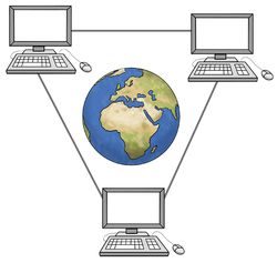 Computer im Internet